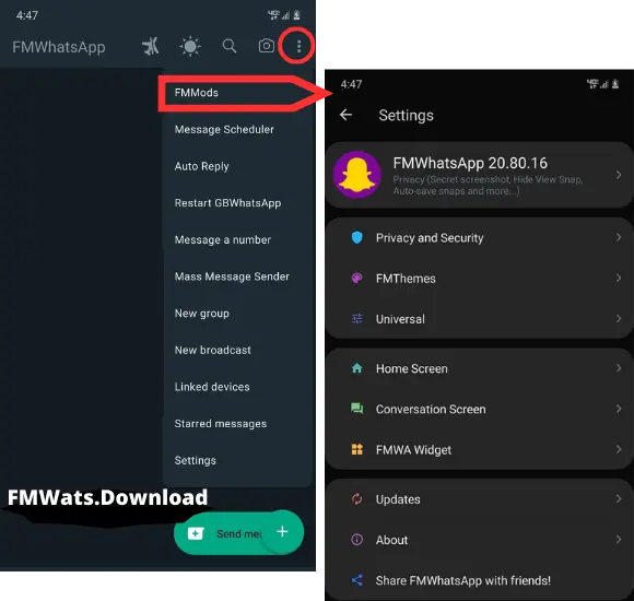 FM WhatsApp Features